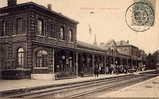 AULNOYE  LA  GARE  1906 - Aulnoye