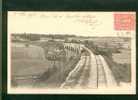 Poix Le Viaduc Vue Sur La Route D'Abbeville Voie Ferrée Train Voyagée 1903 - Poix-de-Picardie