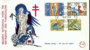 FDC N° 75a Ordi Du 5-12-1959 - COB 1118-1117-1116 - Cachet De Bruxelles - Antituberculeux - 7,5€ - 1951-1960