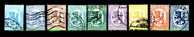 FINLANDE - Y.&T. - 99/107 (sauf Le 101) + 99a  -  Cote 15,15 € - Briefmarken