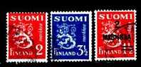 FINLANDE - Y.&T. - 192/3 + 194  --  Cote 2,15 € - Stamps