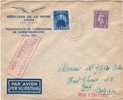 Belgique-Belgie Temploux V Gand Vol Sp. Namur-Londres PA 1947                  0121 - Lettres & Documents