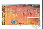 BERLIN CARTE MAXIMUM NUM YVERT 607 SPORT ATHLETISME - Cartes-Maximum (CM)