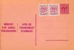 AP - Entier Postal - Carte Postale Avis De Changement D'adresse N° 13 - Chiffre Sur Lion Héraldique - 0,60 C Lilas - NF - Addr. Chang.