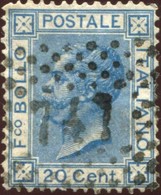 Pays : 247 (Italie : Victor-Emmanuel II)  Yvert Et Tellier N°:    23 (o) - Used