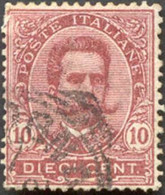 Pays : 247,01 (Italie : Umberto Ier)  Yvert Et Tellier N°:   59 (o) - Used