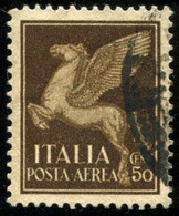 Pays : 247,02 (Italie : Victor-Emmanuel III)  Yvert Et Tellier N°: Aé   12 (o) - Poste Aérienne