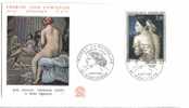 FDC Tableau Ingres La Baigneuse Montauban 1967 - Nudes