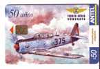 URUGUAY Plane–aeroplane – Planes – Aircraft– Avion – Aeroplano – Luftfahrzeug (flugzeug) - N.AMERICAN T-6 TEXAN - Aerei