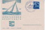 BATEAUX OBLITERATION TEMPORAIRE + CARTE SOUVENIR 1946 AUTRICHE - Vela