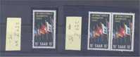 SAAR, 2 Different Varieties Exposition 1955 Never Hinged **! - Autres & Non Classés