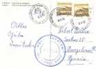 Postal Card NORWAY Circle Polar Artic 1980. Expedicion - Expéditions Arctiques