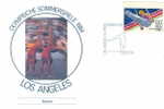 GYMNASTIQUE FDC 1984 USA JEUX OLYMPIQUES DE LOS ANGELES - Gimnasia