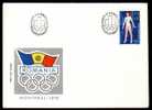 Romania 1976 FDC With Nadia Comanec,Olympic Games Montreal. - Gymnastique