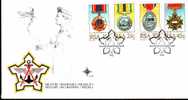 Afrique Du Sud 1984 Fdc Medailles Militaires Decoration - Stamps