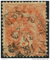 Pays : 189,03 (France : 3e République)  Yvert Et Tellier N° :  109 E (o) - 1900-29 Blanc