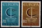 Ijsland Islande Yvertn° 359-60 *** MNH Cept 1966 Cote 4,50 Euro - Nuevos