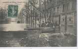 INONDATION DE PARIS . (janvier 1910). BOULEVARD HAUSSMANN. - Distrito: 15