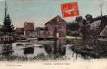 Delcampe - 27 CONCHES Moulin L' Abbé, Moulin à Eau, Jolie Carte Colorisée, Ed Diologent, 1912 - Conches-en-Ouche
