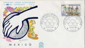 MEXICO  -  JEUX OLYMPIQUES 1968  -  FDC PREMIER JOUR D EMISSION - Sommer 1968: Mexico