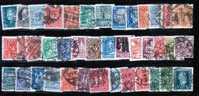 Austria,39 Prfins Old Stamps,please See Scan Image. - Perfins