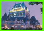 QUÉBEC - LE CHÂTEAU FRONTENAC LA NUIT - DISTRIBUTEUR J.C. RICARD INC - CIRCULÉE EN 1989 - - Québec - Château Frontenac