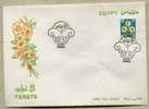 EGYPT  COVERS > FDC > 1991 > Feasts 1991 Flowers - Otros & Sin Clasificación
