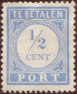 Pays : 384,01 (Pays-Bas : Wilhelmine)  Yvert Et Tellier N° : Tx   44 (*) - Portomarken