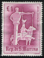 Pays : 421 (Saint-Marin)  Yvert Et Tellier N° :  587 (*) - Unused Stamps