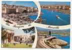 13 - MARSEILLE - Le Port Et Notre Dame De La Garde - Vue Générale Du Port - Porte D'Aix - Promenade De La Corniche - - Endoume, Roucas, Corniche, Spiaggia