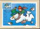 PAYS BAS CARTE MAXIMUM NUM.YVERT 1212 ENFANT ET BONHOMME DE NEIGE - Maximum Cards