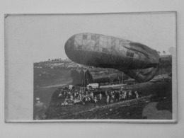 Photo-carte, Ballon Captif, 1917 - Montgolfières