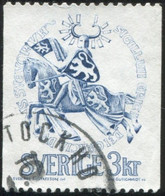 Pays : 452,04 (Suède : Gustave VI Adolphe)  Yvert Et Tellier N° :  653 (o)  + Chiffre Au Verso - Used Stamps