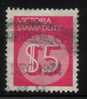 AUSTRALIA (VICTORIA) 1966 STAMP DUTY $5 RED BF #142 - Revenue Stamps