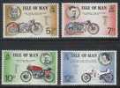 ISLE OF MAN 1975 MNH Stamps Motor Cycles 60-63 #4811 - Motorräder