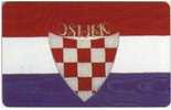 Croatia - Croatie - Kroatien - Flag – Flagge (flaggen)– Flags - Bandera – Drapeau - Bandiera - OSIJEK - Kroatië