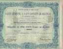 CHEMIN DE FER DE SAINT ETIENNE A SAINT BONNET LE CHATEAU (BLEU)  ( 1872 ) - Railway & Tramway