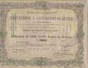 CHEMIN DE FER DE SAINT ETIENNE A SAINT BONNET LE CHATEAU (BEIGE)  ( 1870 ) - Bahnwesen & Tramways