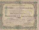 CHEMIN DE FER DE SAINT ETIENNE A SAINT BONNET LE CHATEAU (BEIGE)  ( 1870 ) - Railway & Tramway