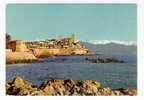 Antibes: Ses Remparts, Dans Le Fond, La Chaine Des Alpes (05-3824) - Antibes - Les Remparts