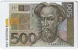 Croatia - Croatie -kroatien- Money - Bill - Banknotes - Billet - Bank Note - High Value 500. Units - BANKNOTE 500. Kuna - Croatie