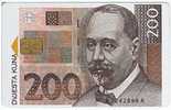 Croatia - Croatie - Kroatien - Money - Bill - Banknotes - Billet - Bank Note - Value 200. Units - BANKNOTE 200. Kuna - Croacia