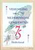 PAYS BAS CARTE MAXIMUM NUM.YVERT 1296 UNION DES MUNICIPALTES NEERLANDAISES - Maximumkaarten