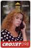 CRONET 098 - GIRL WITH TELEPHONE ( Croatie ) Phone Telephones Phones Telefono Telefon Telefoon Mobitel GSM - Telephones