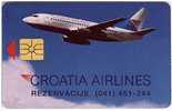 CROATIA AIRLINES ( Croatia ) Plane Avion Plan Plano Flugzeug Piano Avião Vliegtuig Aircraft Aéronefs Aeronaves Aeronaves - Avions