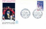 VOLLEY BALL  FDC FRANCE 1986 CHAMPIONNATS DU MONDE - Volleybal