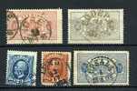 Sweden.Selection Of  5 Old Postmarks. IDRE ,SODERALA,.ARBOGA, LÜND, UPSALA.SUEDE - Altri & Non Classificati