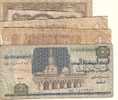 EGYPTE   LOT 5 Billets   ***** QUALITE  VF-VG ***** - Egypt