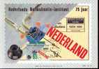 PAYS BAS CARTE MAXIMUM NUM.YVERT 1377 INSTITUT DE NORMALISATION 75 ANS - Maximumkaarten