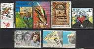 Lote 7 Sellos ISRAEL , Con Y Sin Tab º - Used Stamps (without Tabs)
